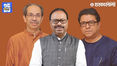Revenue Minister Chandrashekhar Bawankule speaking to the media in Nagpur ahead of municipal election results, reacting to political claims by Uddhav and Raj Thackeray.