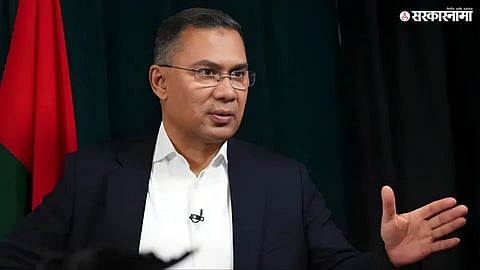 BNP leader Tarique Rahman reacts after Bangladesh election results 