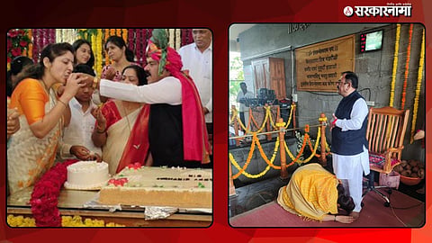 Rupali Chakankar with Captain Ashok Kharat