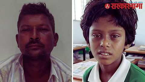 बाप दादू यमगर आणि मयत मुलगी ऋतुजा दादू यमगर. 