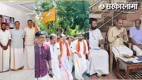 Maharashtra BJP leaders campaigning in Kerala in traditional attire as party struggles despite strong efforts, while gaining ground in West Bengal and Assam.
