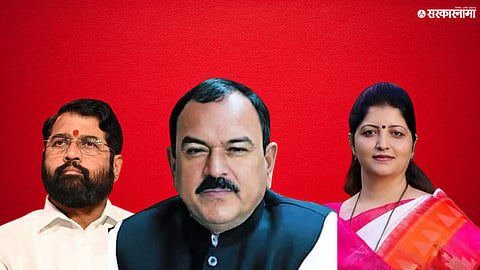 Call records showing multiple conversations between Eknath Shinde–Ashok Kharat and Rupali Chakankar–Sushma Andhare spark political debate in Maharashtra.

