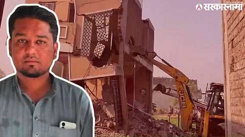 Chhatrapati Sambhajinagar Municipal Corporation Demolishes AIMIM Corporator Matin Patel Illegal Properties