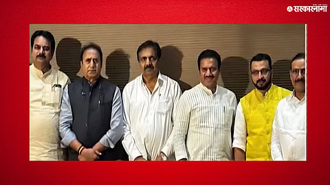 Senior leaders of Nationalist Congress Sharad pawar Party attend a key meeting in Pune under the leadership of Sharad Pawar.