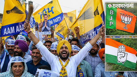 The local body election results in Punjab triggered intense political reactions as the Aam Aadmi Party secured a major victory.
