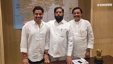  Aniket Tatkare Sunil Tatkare Meet Eknath Shinde