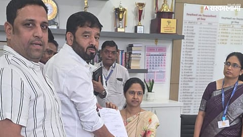 Sunil Tingre after withdrawing his nomination from the Legislative Council election, triggering new political calculations.