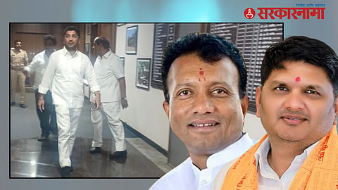 Sangram Jagtap and Vikhe Patil meeting