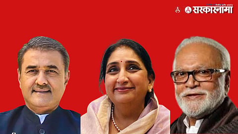 prafull patel, sunetra pawar,chhagan bhujbal 