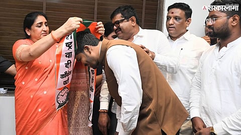Sameer Sheikh Joins NCP: MIM District President Enters Party in Presence of Sunetra Pawar