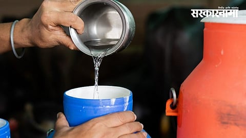 Food safety officials inspect milk and dairy products during a crackdown on adulteration in Nashik.