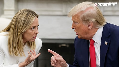 Giorgia Meloni, Donald Trump