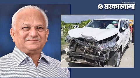 Sudhir Gadgil road accident : भाजप आमदार सुधीर गाडगीळ यांचा अपघात; गाडीचा चक्काचूर, एअरबॅगमुळे बचावले