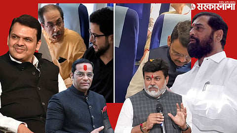 CM Devendra Fadnavis and Uddhav Thackeray flew together; vaibhav khedekar and Uday Samant 