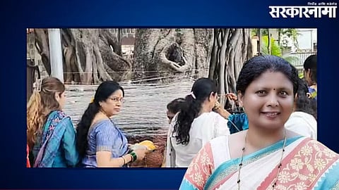 Medha Kulkarni  Sushma Andhare Mahatma Phule Wada Vatsavitri 
