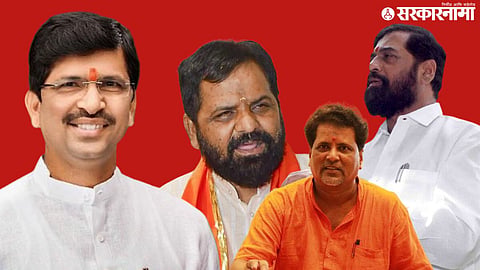Maharashtra Politics; Shivsena MLA Mahendra throve, MLA Mahendra Dalvi, Bharat Gogawale And Eknath Shinde