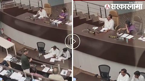 Ambarnath deputy mayor public meeting video viral