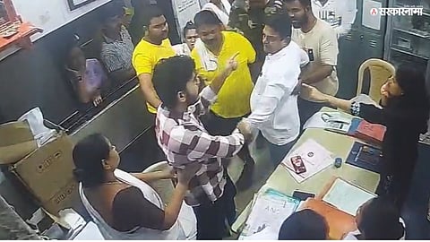 Corporator Ramesh Mhatre has been accused of assaulting a doctor and a nurse at a hospital. The incident has sparked demands for strict action.