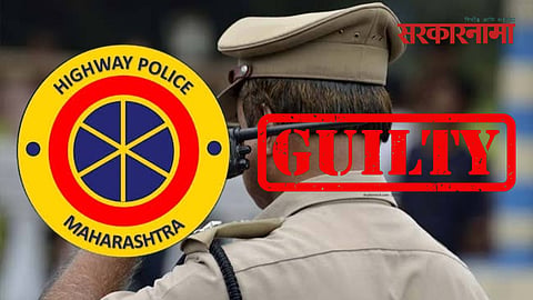 Six highway police personnel and wardens face criminal charges after allegedly demanding ₹5 lakh from tourists by threatening to implicate them in a fake drug case.