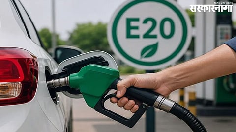 A Maruti Suzuki car is pictured outside a dealership as the Raipur Consumer Commission delivers a landmark verdict on E20 petrol compatibility and consumer rights.