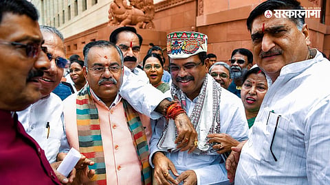 Dharmendra Pradhan in Parliament 