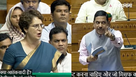 Priyanka Gandhi, Pralhad Joshi