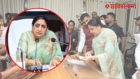 Guardian Minister Sunetra Pawar inspects Beed District Hospital, inaugurates a cardiac ambulance and reviews ongoing development projects during her district visit.
