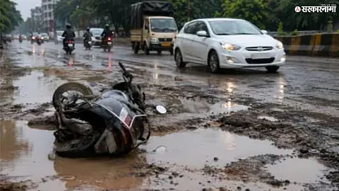 Opposition leaders criticize the BJP-Shiv Sena over deteriorating road conditions in Nashik following a fatal accident allegedly linked to potholes.