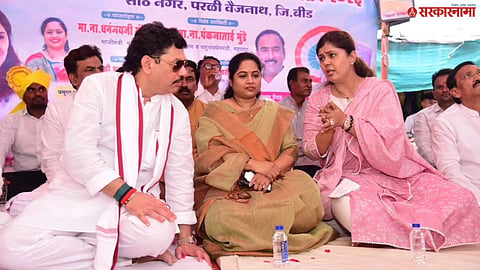 BJP leader Pankaja Munde addresses the media on the Animal Husbandry and Environment Ministry and comments on Dhananjay Munde.