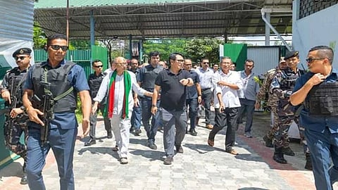 BJP MLA residence bomb blast Manipur