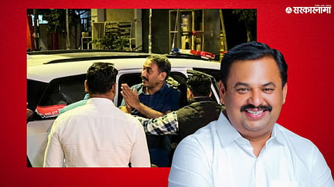 Prashant Jagtap  on  Santosh Pandit Arrested