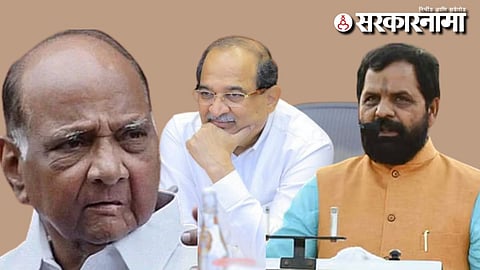 Sharad Pawar-RadhaKrishna Vikhe Patil-bharat gogawale