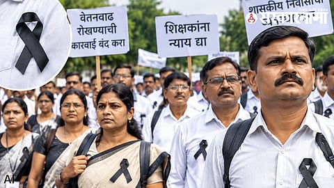 teachers protest