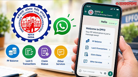 EPFO WhatsApp service