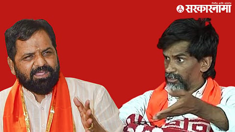 Bharat Gogawale And Manoj Jarange Patil