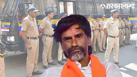 Manoj Jarange Patil Mumbai Maratha Morcha