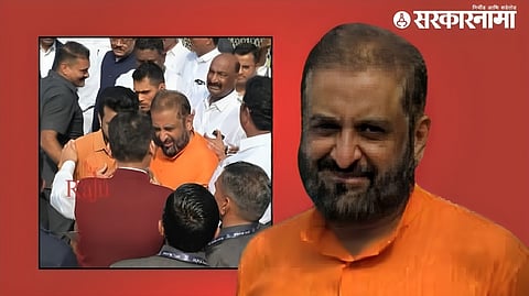Imtiaz Jaleel Saffron Kurta