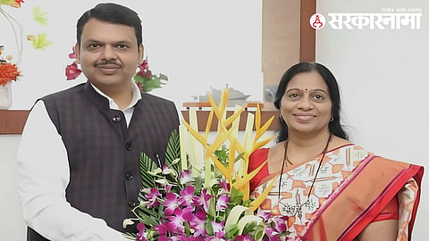Devendra Fadnavis And Geeta Jain 