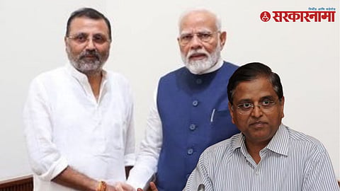 BJP MP Nishikant Dubey has filed a defamation case against former Finance Secretary Subhash Chandra Garg.