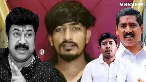 Beed Vilas Ghule Murder Case; walmik karadm, NCP SP MP Bajrang Sonawane And Son Saurabh Sonawane