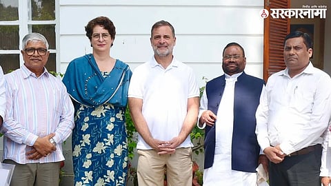 Swami Prasad Maurya met Rahul Gandhi as his Apni Janta Party joined the INDIA bloc.