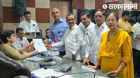  Pratapsinh Patil file nominations