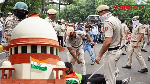 The Supreme Court held a special Sunday hearing over police action, protest-related detentions and restrictions on public transport in Delhi during the CJP demonstration.