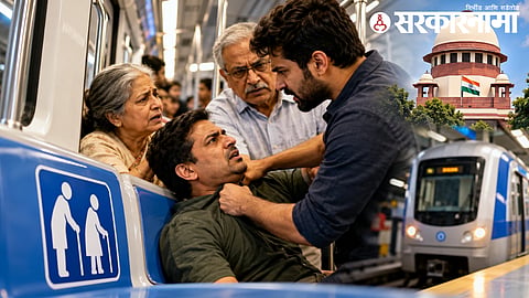 Delhi Metro Seat Dispute