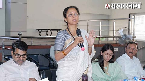 Supriya sule, satej patil, harshada jadhv-deshmukh 