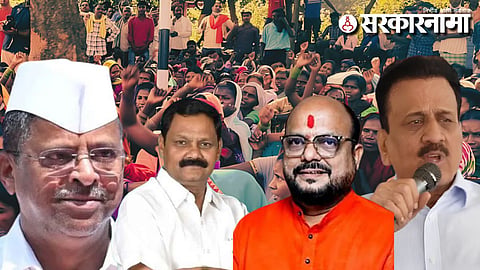  Four Maharashtra ministers met tribal protesters in Jalgaon