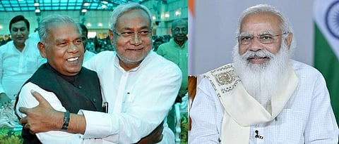 narendra modi jokes about mask on jitan ram manjhi face