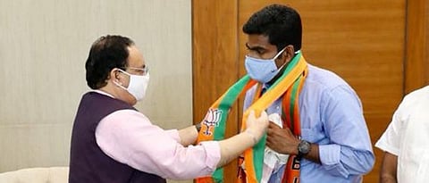 tamil nadu bjp president k annamalai creates controversy