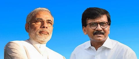 narendra modi, sanjay raut 