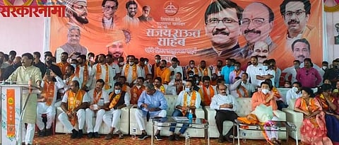 Shiv Sena leaders criticized MLA Ashok Pawar by avoiding naming 